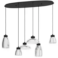 Stars of Light Eettafel lamp glas Sarnarra 128cm