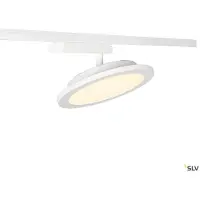 SLV 1-fase led paneel Panel Track rond wit