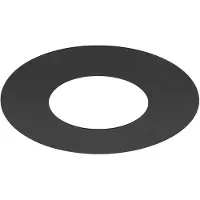 SLV Inbouwframe voor Numinos M rond 240/120mm zwart