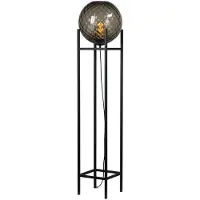 Masterlight Vloerlamp Baloton Met Geribbeld Glas
