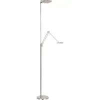 Highlight Klassieke Leeslamp Geneva Nikkel Ø 23cm