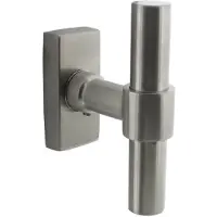Intersteel Raamkruk T-vorm Recht rvs geborsteld