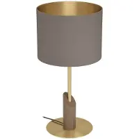 Stars of Light Tafellamp Santandria goud met bruine kap