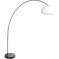 Steinhauer Booglamp Solva Met Witte Bol Kap