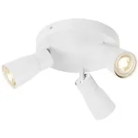 SLV Ronde spot Puri 2.0 Dome wit 3-lichts