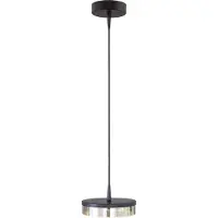 Masterlight Design hanglamp Imperia zwart nikkel Ø 16cm