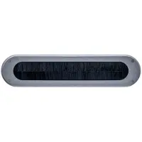 Intersteel Tochtwering ovaal 340x80mm - PVD RVS getrommeld