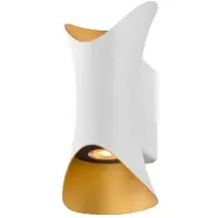 SLV Grote led up & downlighter Modela wit met goud