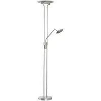 FISCHER&HONSEL GMBH Nikkel vloerlamp Tallri dimbaar