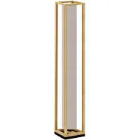 Stars of Light Houten vloerlamp Granados met cappuccino kap