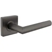 Intersteel Deurklink Bastian vierkant rozet antraciet