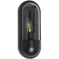 Searchlight Strakke Buitenlamp Capsule Zwart