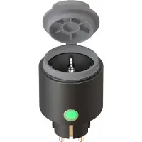 Calex Smart plug | Max. 3680W | Bluetooth | IP44 | Zwart (NL)