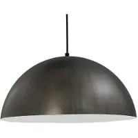 Masterlight Stoere zwarte hanglamp Industria Gunmetal 40