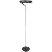 Steinhauer Moderne Vloerlamp Mykty Zwart Ø 40cm