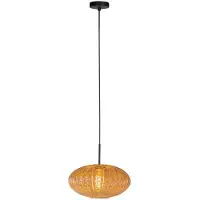 Steinhauer Hanglamp HaloSwap met 1 amberk glas