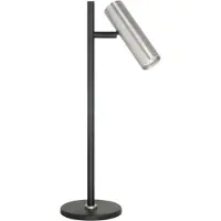Highlight Tafellamp Trend Zwart Met Nikkel