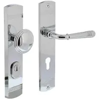 Intersteel voordeurbeslag Helena PC72mm met kerntrekbeveiliging - chroom