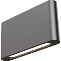 Masterlight Moderne wandspot Atina 20cm nikkel