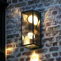 Authentage Muurlamp Vitrine 2L AR111 landelijke stijl