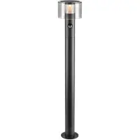 SLV Tuinlamp Taha 90cm zwart met sensor