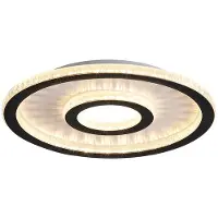 Searchlight Plafonniere Roundel zwart