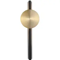 Searchlight Design wandlamp Shield zwart en goud