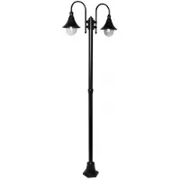 Franssen Klassieke staande lamp Calice 2-lichts zwart