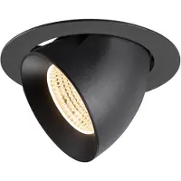 SLV Inbouwspot Numinos Gimble XL zwart 2700K - 55gr