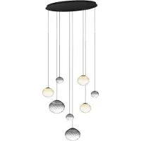 Stars of Light Hanglamp Pantoja zwart ovaal