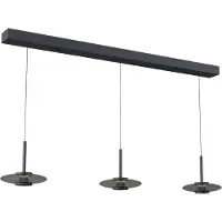 Artdelight Led Eetkamer Hanglamp Madison Zwart