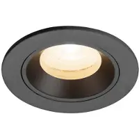 SLV Inbouwspot Numinos Xs Zwart 2700k 20gr