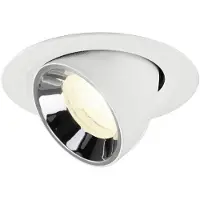 SLV Inbouwspot Numinos Gimble XS wit/chroom 4000K - 40gr
