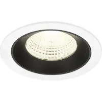 SLV Inbouwspot Numinos L Wit Zwart 4000k 55gr