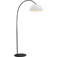 Masterlight Staanlamp Industria 186 wit met zwart