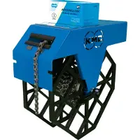 Kmc fietskettingrolhouder - blauw - 1 haspel - werkplaats