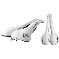 Selle Smp Zadel Well M1, AISI 304 roestvrij staal, maat 279x163 mm, wit. Artikelnummer: ZSTT03WELLM1-BISM