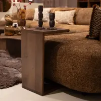 Giga Meubel Bijzettafel Nila Walnoot