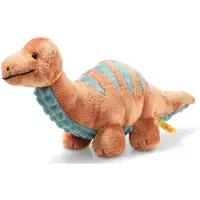 Steiff Kuscheltier - 28 cm - Bronko Brontosaurus - Dark Orange - - One Size - Kuscheltiere