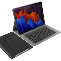 Cazy Samsung Galaxy Tab S7 Plus Slimline QWERTZ Bluetooth Keyboard zwart