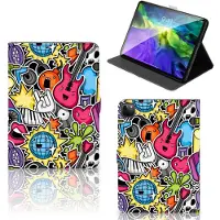 B2Ctelecom iPad Pro 11 2020/2021/2022 Tablet Hoes met standaard Punk Rock