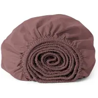 Yumeko Hoeslaken Percal Katoen 180x200 Roze - Eco, Bio & Fairtrade