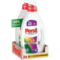 Persil Ultra Concentrated Color Gel - Vloeibaar Wasmiddel - Gekleurde Was - 124 Wasbeurten - Duo Grootverpakking