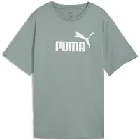Puma Ess N1 Logo Relaxed T-shirt Met Korte Mouwen Groen 2XS Vrouw