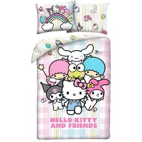 Halantex SP. z.o.o. Dekbedovertrek Friends - 140 x 200 + 70 x 90 cm - Polyester