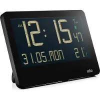 Braun BC14B-DCF Wandklok Zendergestuurd 261 mm x 173 mm Zwart