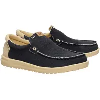 HeyDude Instapper Men Mikka Braided Black / Boulder Tan-Schoenmaat 44