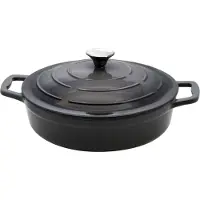 Elo Gietijzeren dienblad 28gra, Pan + steelpan, Rood