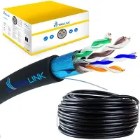 Extralink CAT5E FTP (F/UTP) V2 OUTDOOR TWISTED PAIR 305M - Kabel - Netzwerk netwerkkabel Zwart F/UTP (FTP)
