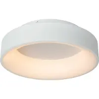 Lucide MIRAGE - Plafonnière - Ø 38 cm - LED Dimb. - 1x22W 2700K - Wit
